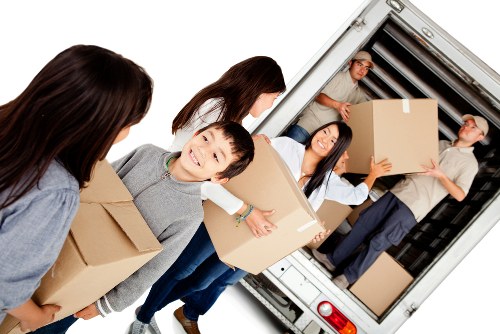 House removalists loading furniture for a Croydon home move