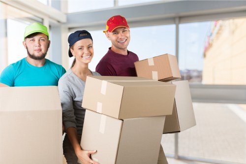 Office move logistics and building access planning in Croydon
