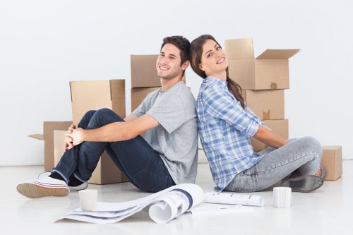 Careful loading of household furniture in Croydon