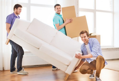 Croydon furniture removal team planning access and transport