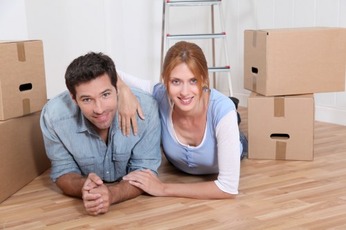 Packing and organising items for storage in Croydon