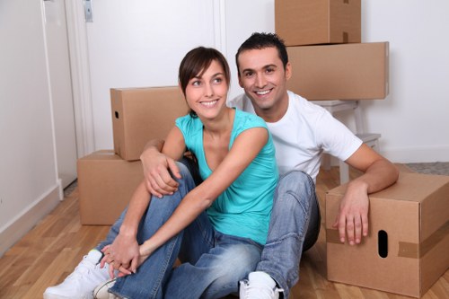 Professional movers loading household items for a Croydon relocation