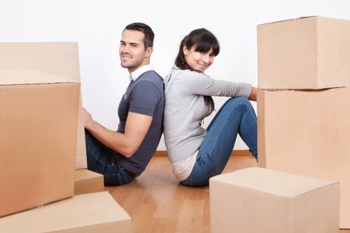 Office furniture pick-up for a Croydon business