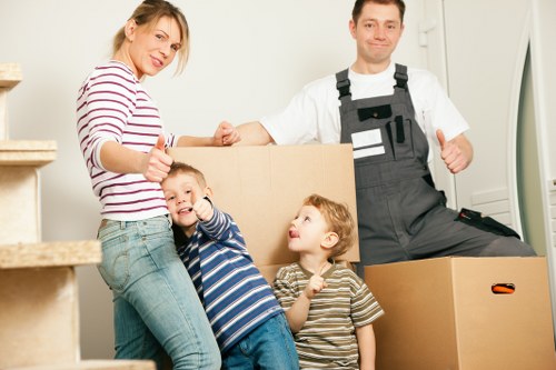Loading furniture into a removal van for a Croydon relocation